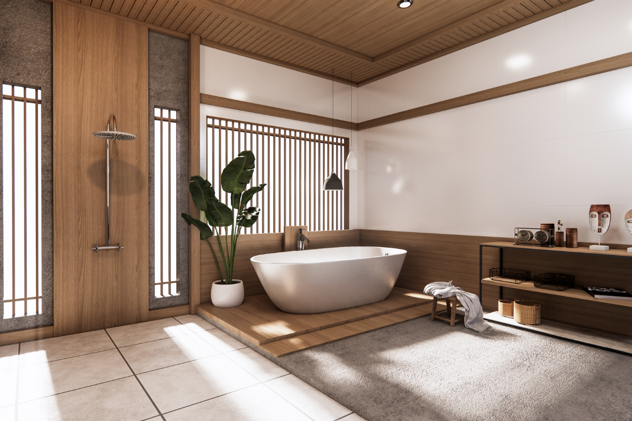 Traumbad in zeitlosem Design mit Regendusche und stilvollen Holzelementen – Individuelle Badsanierung von der Markus Otte GmbH in Apolda. Wir bieten persönliche Beratung, präzise Planung und hochwertige Umsetzung mit einem einzigen Ansprechpartner.